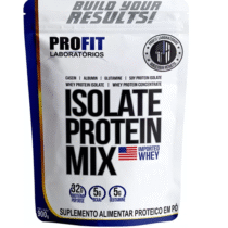 Whey Isolate Protein Mix Refil 900g – Profit Sabor Morango