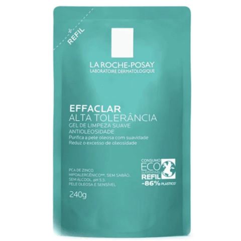 La Roche Posay Refil Effaclar Alta Tolerância Gel de Limpeza Facial 240g