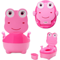 Troninho Infantil Musical Penico Sapinho Rosa