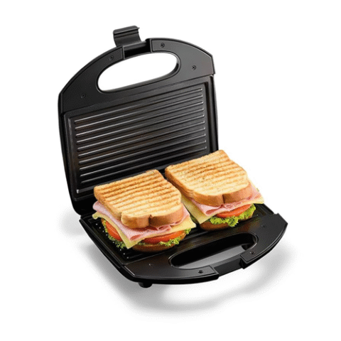 Sanduicheira Brunch Time 2 em 1 Elgin Sanduicheira e Grill Antiaderente Preta 110V