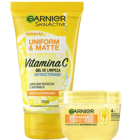 Gel de Limpeza 150g + Hidratante Antimanchas Garnier 85g