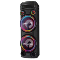 Torre de Som AIWA T2W-02 2300W Woofers 10″ Bluetooth RGB Bivolt