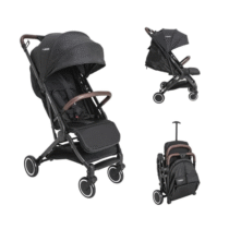 Carrinho de Bebê Sprint II Preto Kiddo