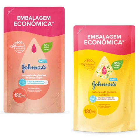 Sabonete Líquido Glicerina Johnsons Baby 180ml
