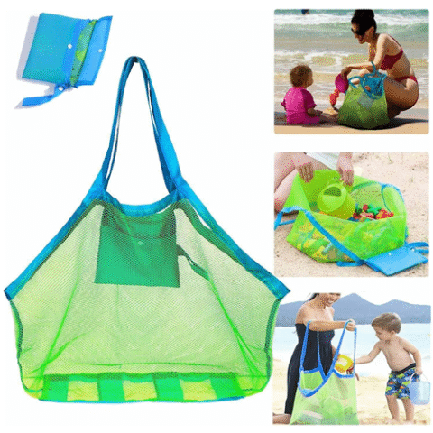 Sacola Bolsa Praia Extra Grande Infantil Drenante Nylon Chelyn