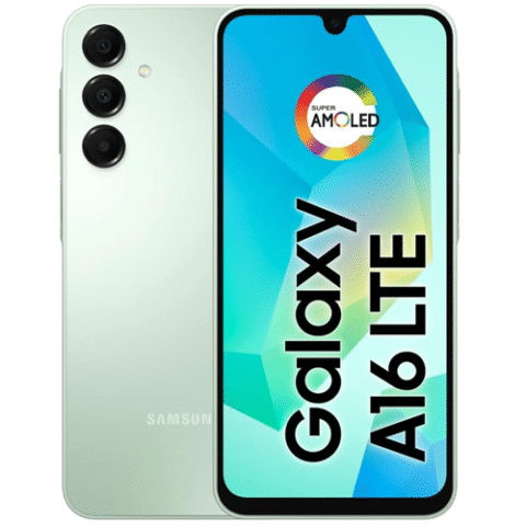 Samsung Galaxy A16 128GB 4GB RAM Câmera 50MP Tela 6.7″ NFC Bateria 5000 mAh Verde Claro