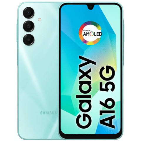 Samsung Galaxy A16 5G 256GB + 8GB RAM Câmera 50MP Tela 6.7″ NFC Verde Claro