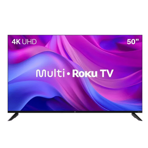 Smart TV 50″ Multi 4K Roku DLED 4HDMI 2USB Wi-Fi Compatível com Alexa e Google Home – TL059M
