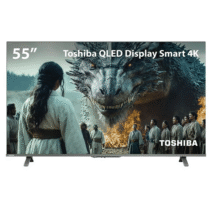 Smart TV QLED 55 4K Toshiba Google TV 3HDMI 2USB Wi-Fi