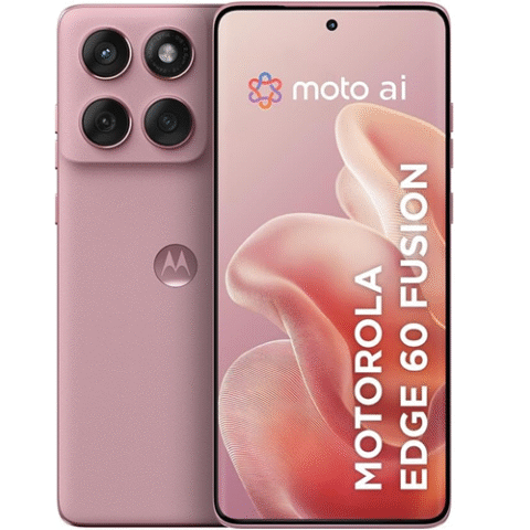 Smartphone Motorola Edge 60 Fusion 5G – 256GB 16GB Camera 50MP Sony AI Camera IP68 NFC Rosa