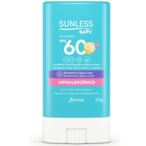Sunless Protetor Solar Baby Bastão FPS60 15g