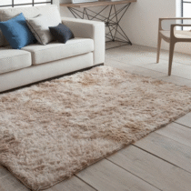 Tapete Sala Quarto Peludo Felpudo Luxo 1,50m x 1,00m (12 Cores)