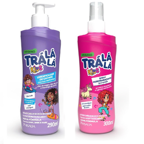 Trá Lá Lá Kids Spray Desembaraçante ou Umidificador Cachos