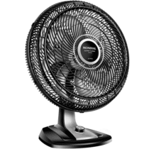 Ventilador 50cm Super Turbo 8 Pás Mondial 150W Preto/Prata