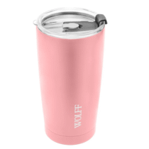 Wolff Copo Termico De Aço Inox Parede Dupla Com Tampa 600ml Rosa