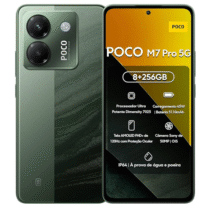 Xiaomi Smartphone POCO M7 Pro 5G 256GB 8GB/12GB RAM Tela AMOLED FHD Verde