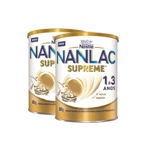 2 Latas Nanlac Supreme 800g
