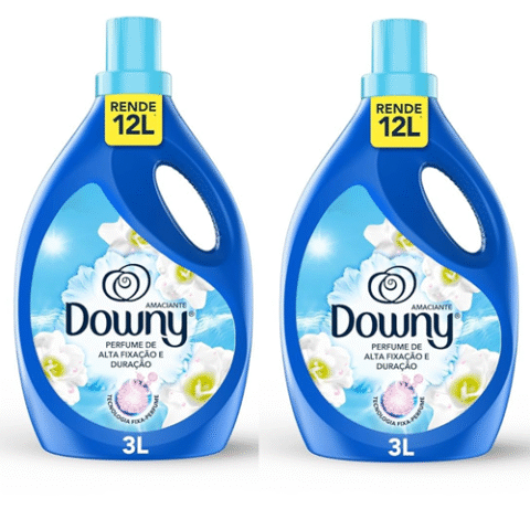 2 Unidades Downy Amaciante Concentrado Brisa Suave 3L