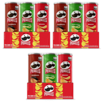 3 Kits Pringles Pack Promo Batata 3 Sabores