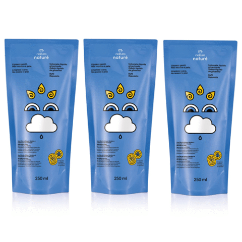 3 Unidades Refil Sabonete Líquido Naturé 250ml – Natura