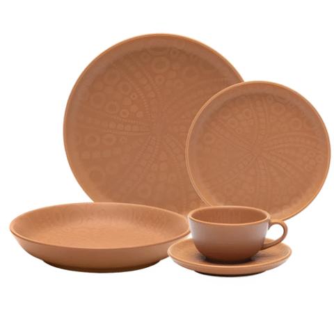 Aparelho De Jantar 30 Peças Estrela Do Mar Flat Oxford