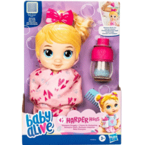 Baby Alive Harper Hugs Doll Relaxing Bubbles