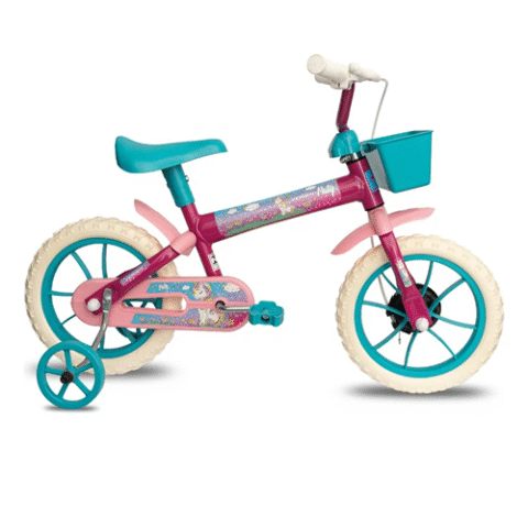 Bicicleta Infantil Verden Paty Aro 12 com cesta e rodinhas