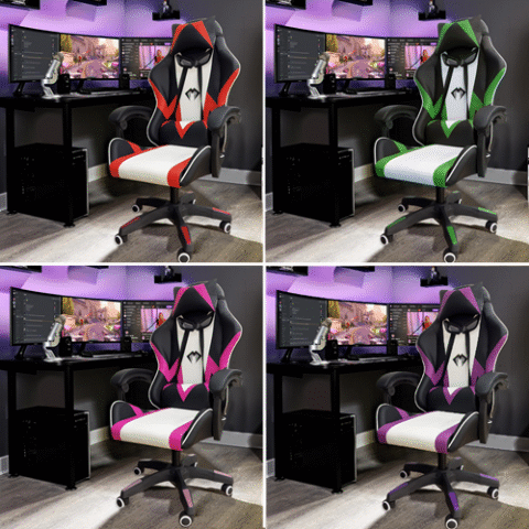 Cadeira Gamer Python Fly Tecido Respirável Ergonômico e Reclinavel em até 145°