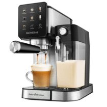 Cafeteira Espresso Dolce Latte 20 Bar Mondial 1250W Preto/Inox