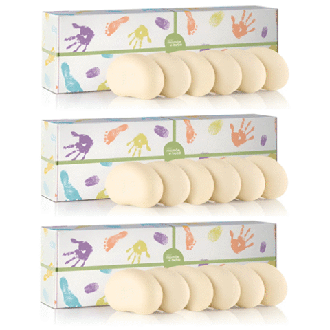 3 Caixas com 6 Sabonetes Mamãe Bebê 25g Natura