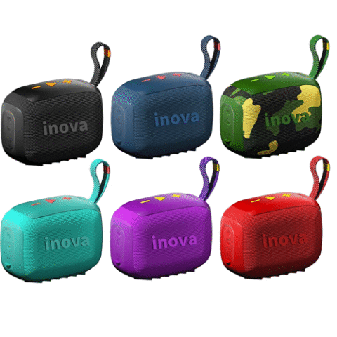 Caixa de Som Bluetooth Inova GO4 IP67 À Prova d’água Wireless 5.4 Speaker Portátil