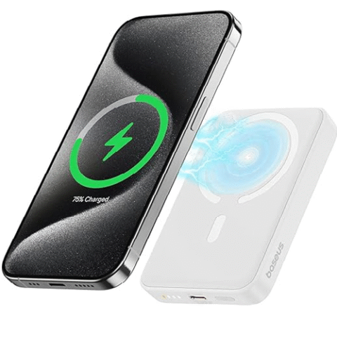 Carregador Portátil Magnético MagSafe Baseus Carregamento Rápido