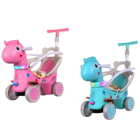 Cavalinho de Passeio Infantil com Som e Movimento Castela