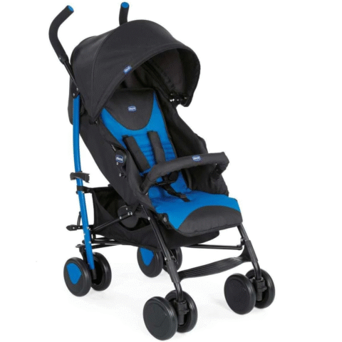 Chicco Echo Carrinho de Passeio com Barra de Proteção Azul