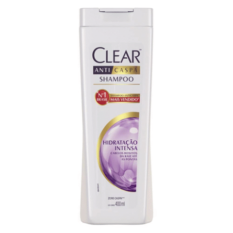 Clear AnticaspaHidratação Intensa Shampoo 400ml