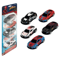 Conjunto 5 Minis Veiculos Pullback Spider Man