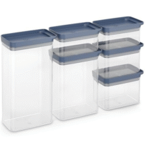 Conjunto 6 Potes Herméticos Organizadores Electrolux Experience