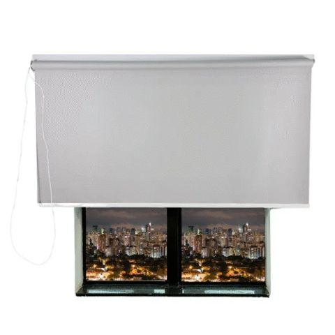 Cortina Persiana Rolo Blackout L 1,40m x 1,40m Golden Art (5 cores)