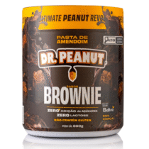 Dr. Peanut Pasta De Amendoim Sabor Brownie Com Whey Protein 600g