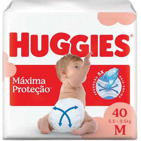 Fralda Huggies Supreme Care M 40 Unidades