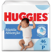 Fralda Huggies Tripla Proteção P 46 Unidades
