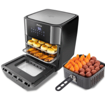 Fritadeira Philco Air Fryer Oven 12L Preto/Inox 127V