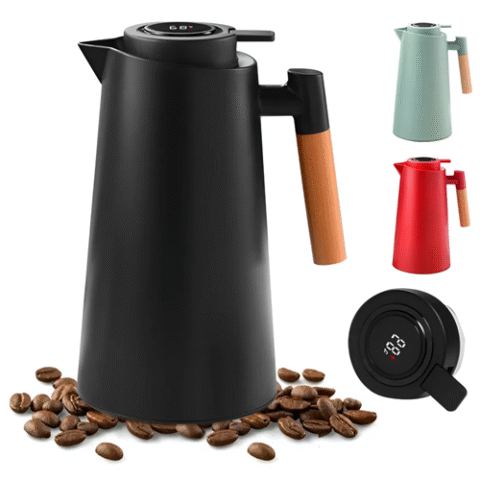 Garrafa Térmica 1 Litro com Termômetro LED (6 cores)