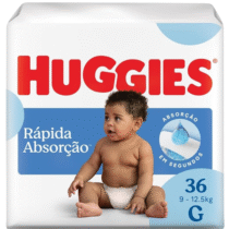 Huggies Fralda Descartável Rápida Absorção G 36 Unidades