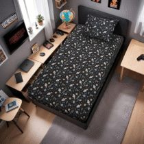 Jogo de Cama 2 Peças Infantil 1,40m x 2,20m Space Fun Doce Vida Kids