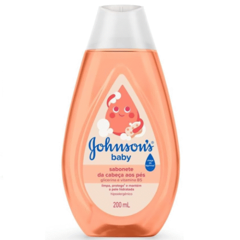Johnson’s Baby Sabonete Líquido Glicerina Da Cabeça Aos Pés 200ml