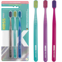 Kess Pack com 3 Escovas Dentais Pro Extra Macias
