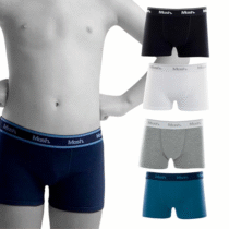 Kit 4 Cuecas Infantil Boxer Mash Algodão