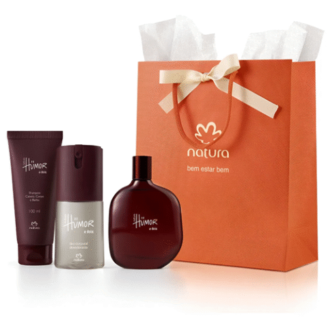 Kit Presente 3 Itens Humor A Dois Natura