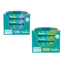 Lenços Umedecidos Pampers 12 pacotes em total 576 Unidades